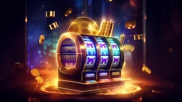 Slot machine photo Premium AI generated image