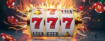 Slot machine that has the number 7 on it Premium AI generated image